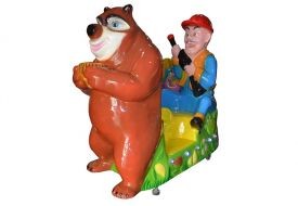 Coin Operated Bear Kiddie Rides from Prodigy,China 