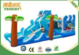 Dolphine Waves  Inflatable Water Slide