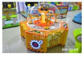 Coin operated toy crane gift game machine 